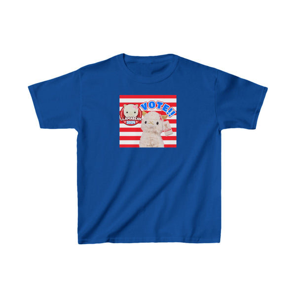 Kids Tee-Llamabean Presidential Voting Campaign Shirt