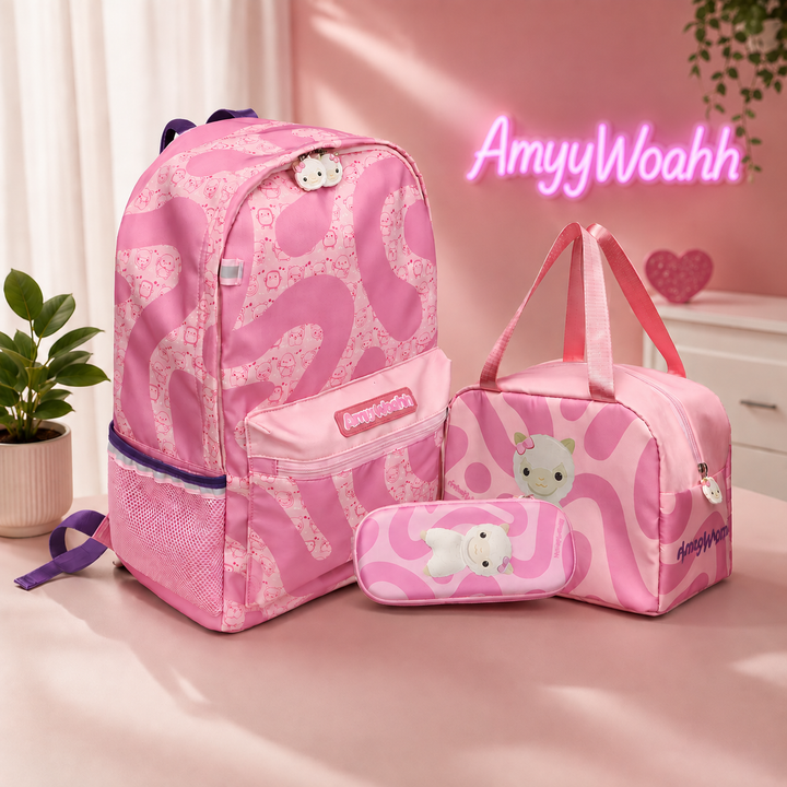 Pink LLamabean Dream Back Pack Bundle – AmyyWoahh